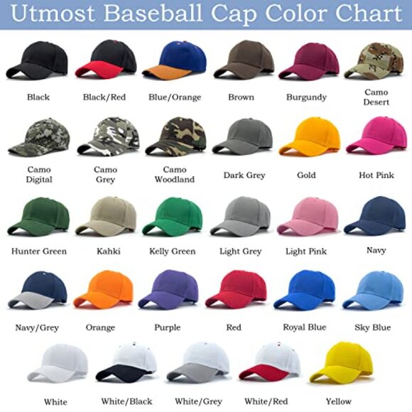 Structured Baseball Cap Adjustable Closure Performance Hat Outdoor Activities - Picture 6 of 6